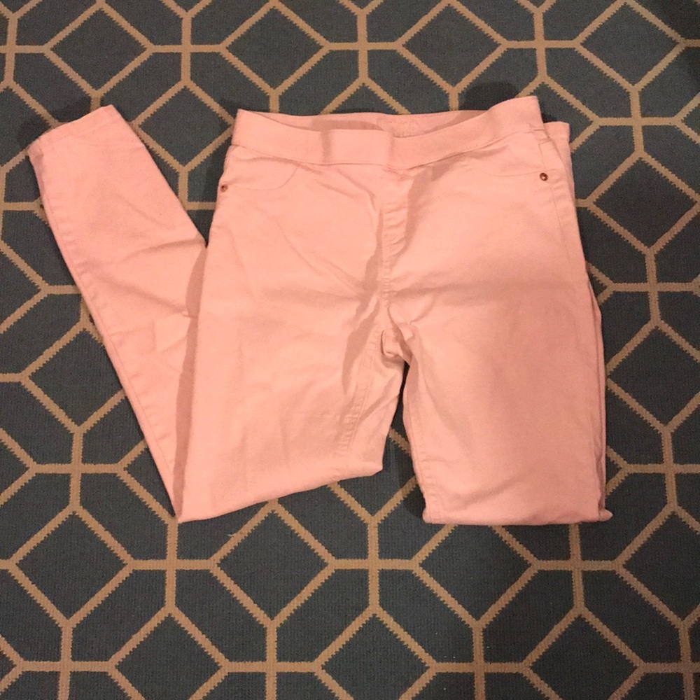 Justice Girl Pastel Pink Jeans-Skinny|Size 16